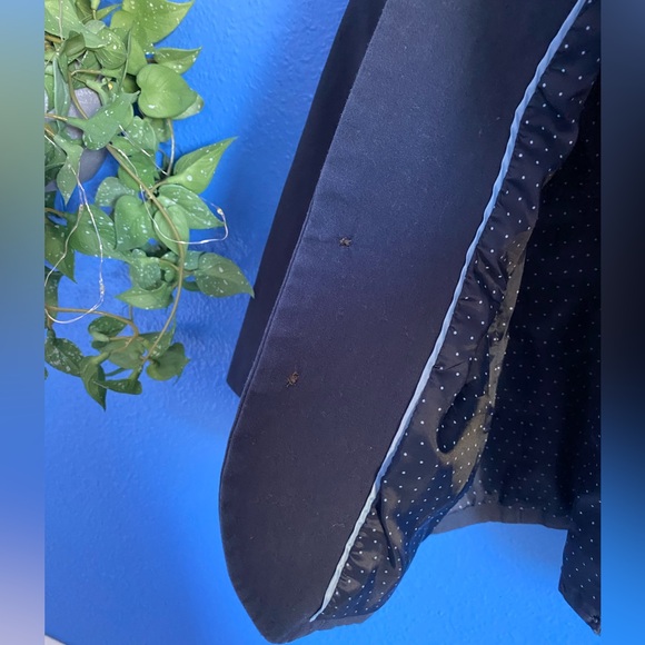 H&M Toodler Boys Casual Cotton Blazer. Button Up W/Polka Dot Lining. Navy 3-4YRS - Picture 5 of 12